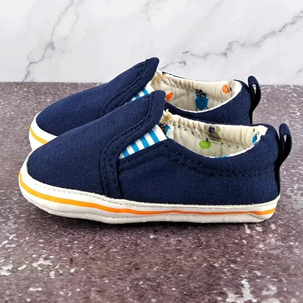 Carter's Child of Mine 0-3 Month Shoes - Navy Blue